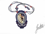 Lempicka, soutache, handmade, naszyjnik